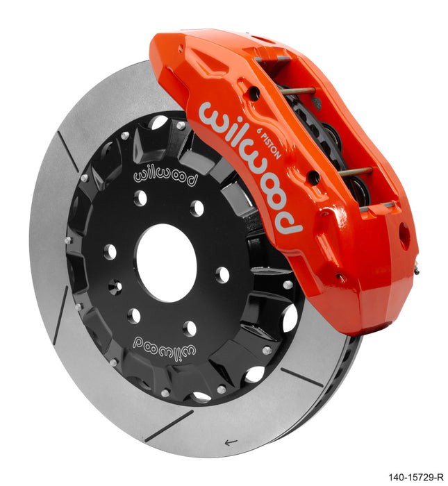 Wilwood TX6R Big Brake Truck Front Brake Kit 16in Rotor Red w/ Lines 2019 Cadillac / Chevrolet / GMC 140-15729-R