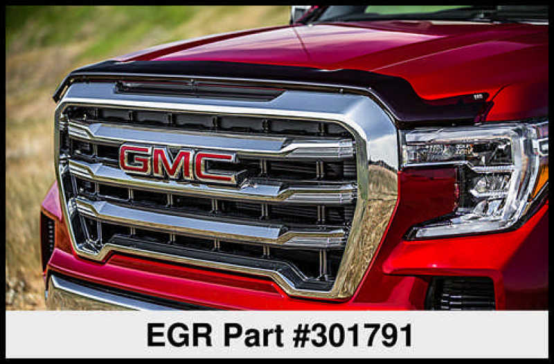 EGR 2019 GMC Sierra Superguard Hood Shield (301791) Dark Smoke 301791