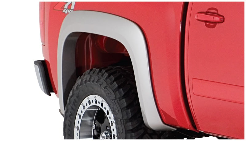 Bushwacker 07-13 Chevy Silverado 1500 Fleetside Extend-A-Fender Style Flares 4pc 69.3in Bed Black 40925-02