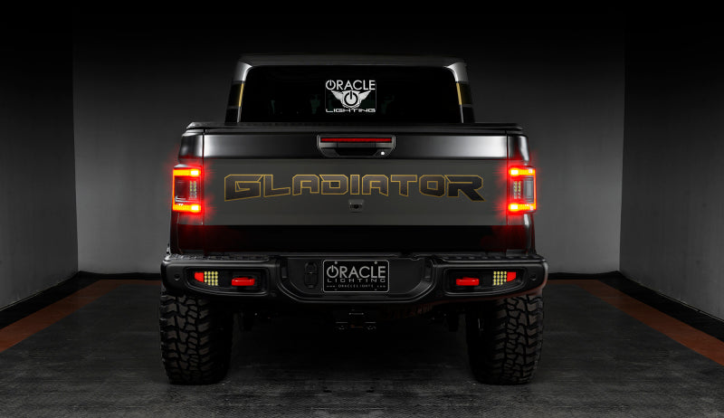 Oracle 2020+ compatible with Jeep Gladiator JT Flush Mount LED Tail Lights Tinted Lens SEE WARRANTY 5882-504-T