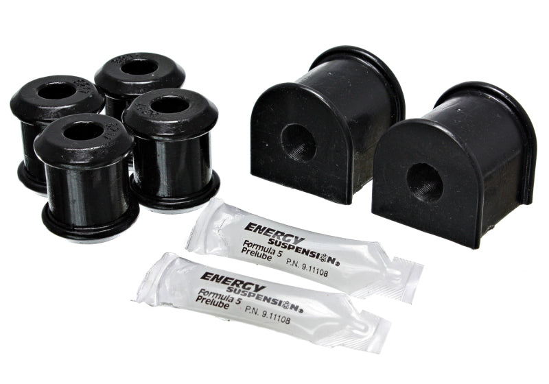 Energy Suspension 00-04 Compatible with Dodge Dakota 4WD / 00-03 Durango 4WD Black 15mm Rear Sway Bar Bushing Set 5.5167G