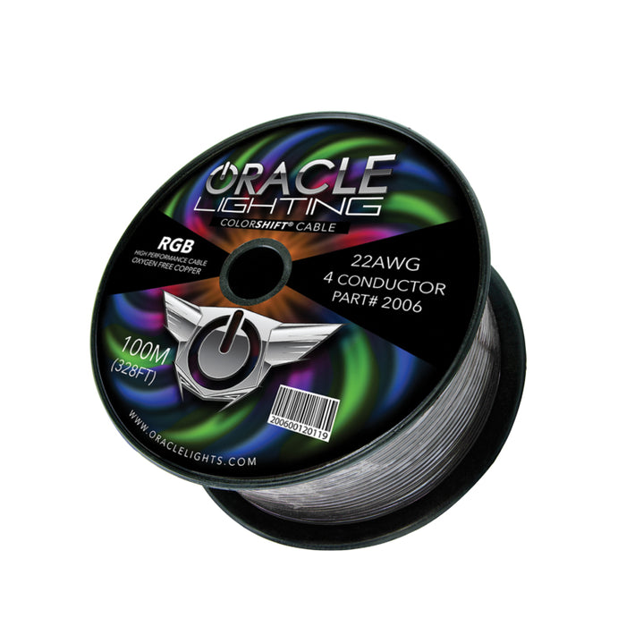 Oracle 22AWG 4 Conductor RGB Installation Wire 100M (328ft) Spool RGB SEE WARRANTY 2006-504