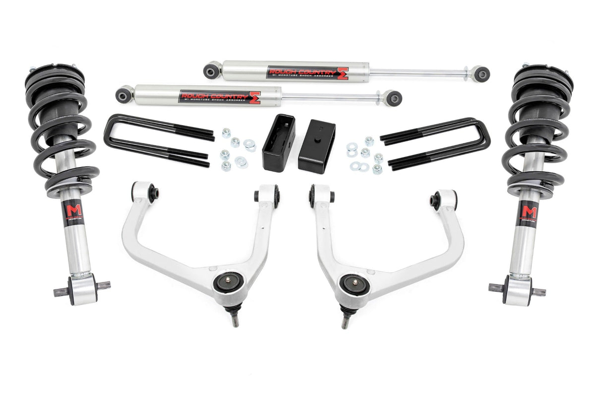 Rough Country 3.5 Inch Lift Kit M1 Struts/M1 Fits Chevy Silverado 1500 (19-23) 29540