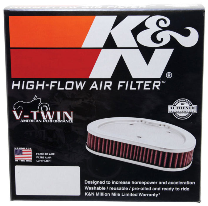 K&N 75-78 Harley Davidson 1000/1200CC Drop In Replacement Air Filter HD-2075