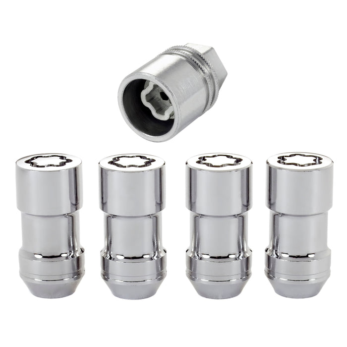 McGard Wheel Lock Nut Set 4pk. (Cone Seat) 9/16-18 / 7/8 Hex / 1.765in. Length Chrome 24234