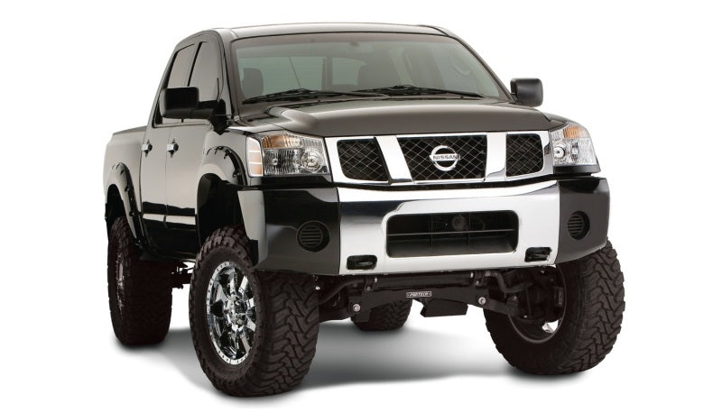 Bushwacker 04-15 Compatible with Nissan Titan Pocket Style Flares 2pc Black 70013-02