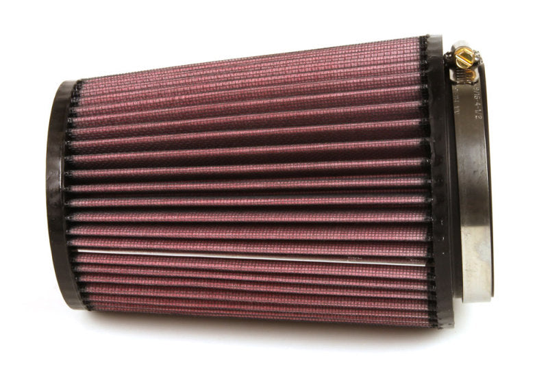 K&N Universal Clamp-On Air Filter: High Performance, Premium, Washable, Replacement Filter: Flange Diameter: 4 In, Filter Height: 7 In, Flange Length: 0.625 In, Shape: Round Tapered, RU-2590