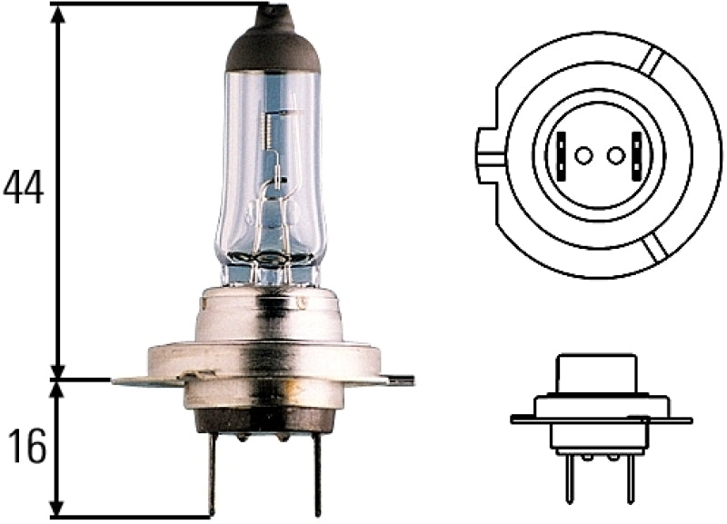 Hella Optilux H7 12V/55W XY Xenon Yellow Bulb H71070702