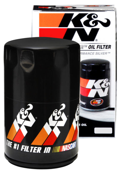 K&N Oil Filter Compatible with Nissan/Ford/Toyota/Audi/Chevy/Subary/VW/Porsche/BMW 3in OD x 5.063in H PS-2005