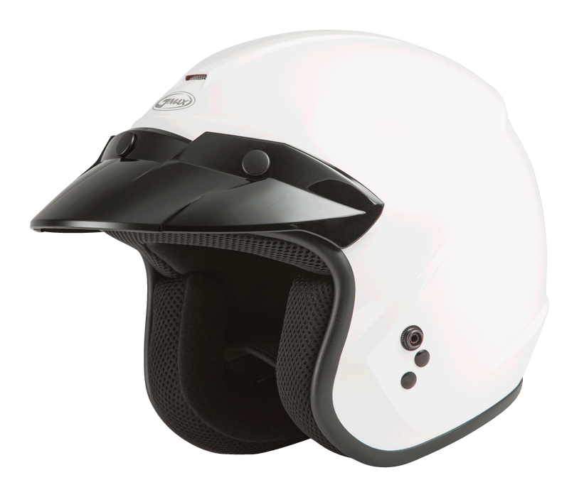 GMAX OF-2 Open-Face Helmet (White, Medium)