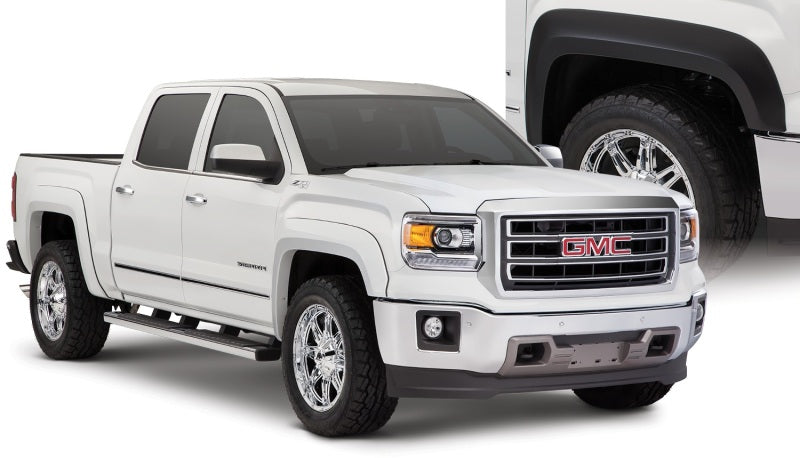 Bushwacker 14-15 GMC Sierra 1500 Extend-A-Fender Style Flares 4pc Black 40961-02