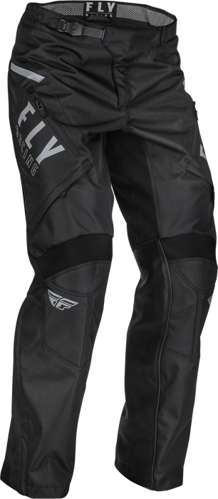 Fly Racing 2023 Adult Patrol Over-the-Boot Pants (Black/White, 40)