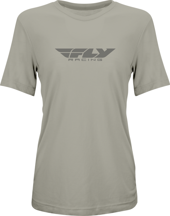 Fly Racing 356-0101M Women's Fly Origin Corp Tee Stone Heather Md