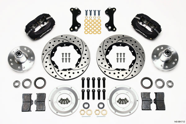 Wilwood Forged Dynalite Front Kit 11.00in Drilled WWE ProSpindle 140-9917-D