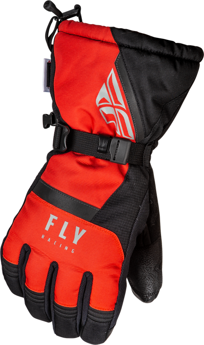 Fly Racing 2023 Snow Cascade Glove (Black/Red, 3X-Large)