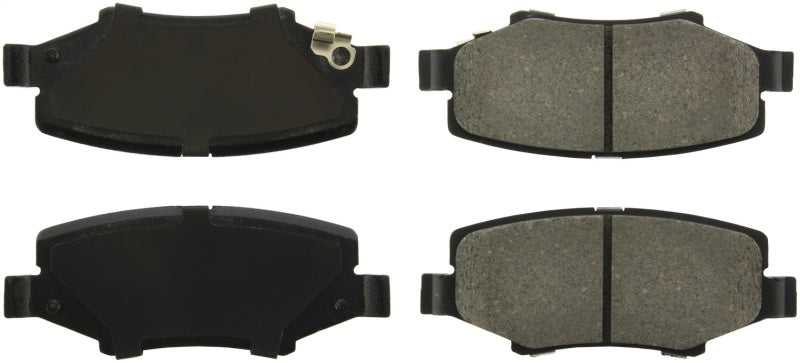 StopTech 07-18 compatible with Jeep Wrangler Sport Brake Pads w/Shims and Hardware Rear 309.1274