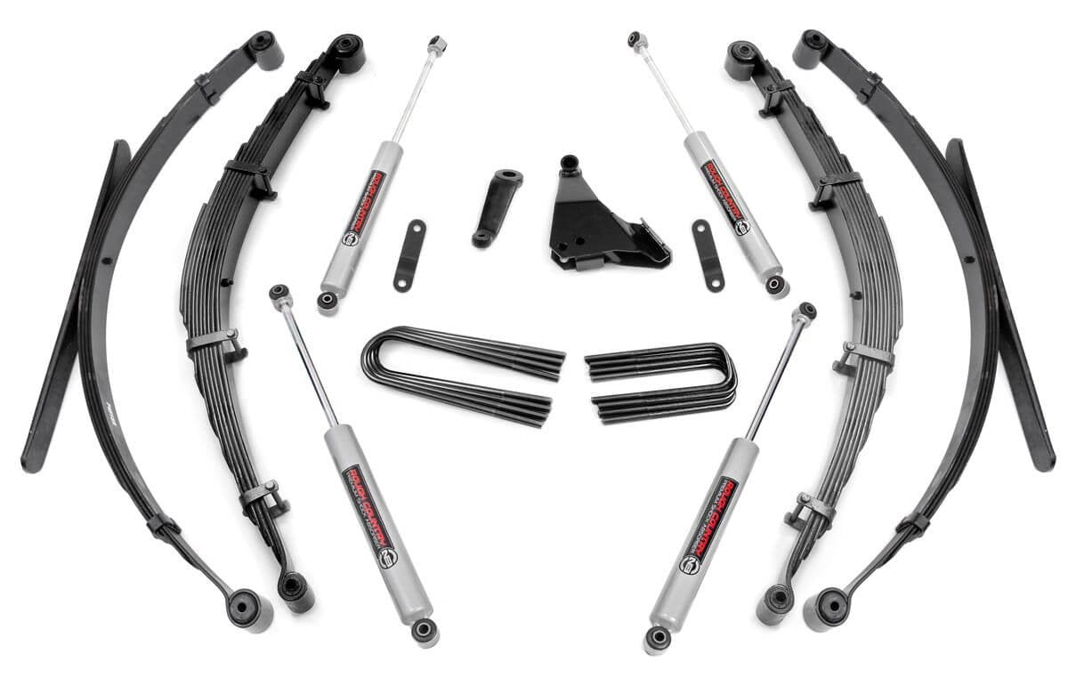 Rough Country 6 Inch Lift Kit Rear Springs Fits Ford F-250/F-350 Super Duty (99-04) 49730