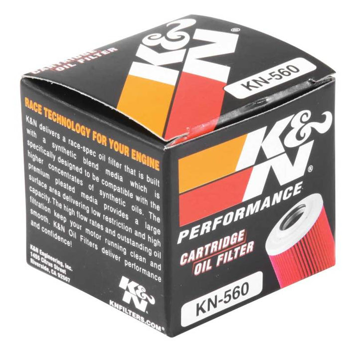 K&N Motorcycle Oil Filter: High Performance, Premium, Designed to be used with Synthetic or Conventional Oils: Fits Select Can-Am Vehicles, KN-560