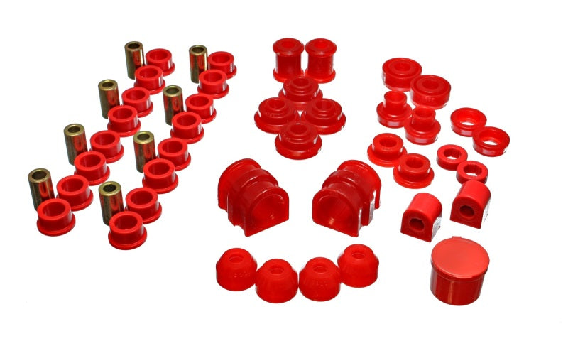 Energy Suspension 91-02 Saturn S Series Coupe/Sedan/Wagon Red Hyper-Flex Master Bushing Set 18.18101R