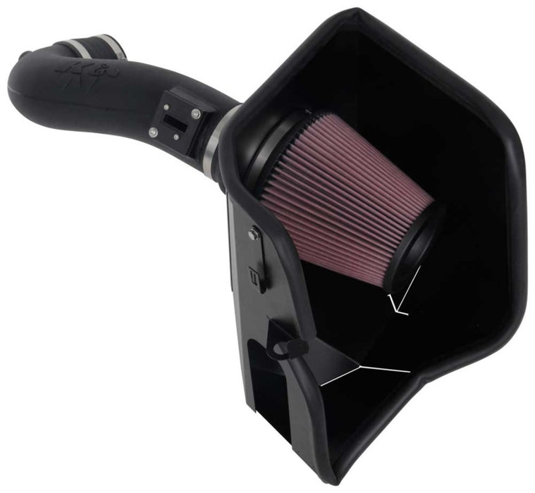 K&N 2019+ Chevrolet 1500 5.3L / 6.2L V8 F/I Aircharger Performance Intake System 63-3110