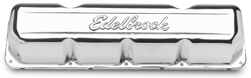 Edelbrock Valve Cover Signature Series AMC/compatible with Jeep 1967-1991 290-401 CI V8 Chrome 4431