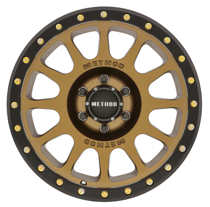 Method MR305 NV 17x8.5 0mm Offset 6x5.5 108mm CB Method Bronze/Black Street Loc Wheel MR30578560900