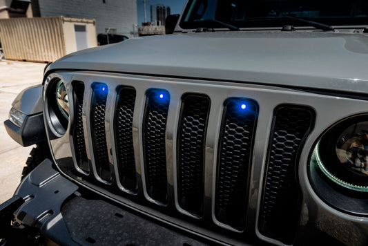 Oracle Pre-Runner Style LED Grille Kit compatible with Jeep Gladiator JT Blue SEE WARRANTY 5871-002