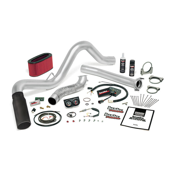 Banks Power 95.5-97 Ford 7.3L Auto Stinger System SS Single Exhaust w/ Black Tip 48557-B