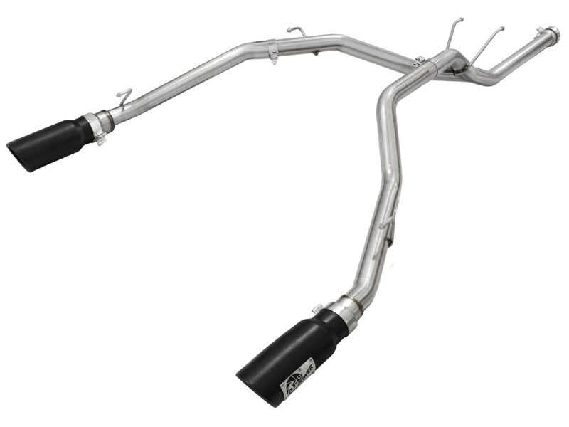 aFe MACHForce XP DPF-Back Exhaust 2.5in SS with Black Tips 2014 Compatible with Dodge Ram 1500 V6 3.0L EcoDiesel 49-42041-B