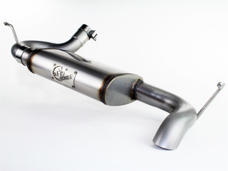 aFe MACHForce XP 07-17 compatible with Jeep Wrangler V6-3.6/3.8L 409 SS 2.5in Axle-Back Exhaust 49-46219