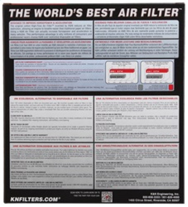 K&N Replacement Air Filter AIR FILTER, MITS MONTERO SPRT 3.0L 97-03, DOD STEALTH 3.0L 91-96 33-2045