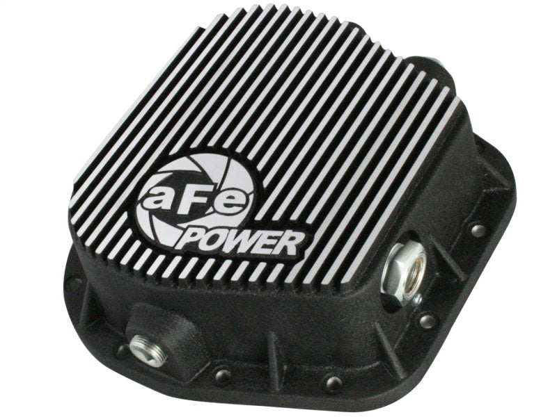 aFe Power Rear Differential Cover (Machined) 12 Bolt 9.75in 11-13 Ford F-150 EcoBoost V6 3.5L (TT) 46-70152