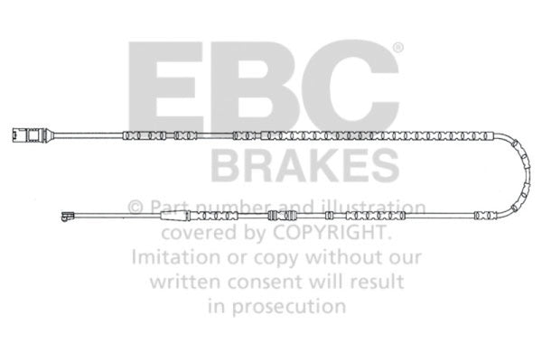 EBC 2010-2016 Fits BMW Z4 3.0L (E89) Rear Wear Leads EFA145
