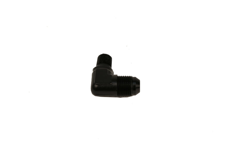 Aeromotive Fitting Elbow 1/4in-MNPT to AN-08 90-Deg Black 15667