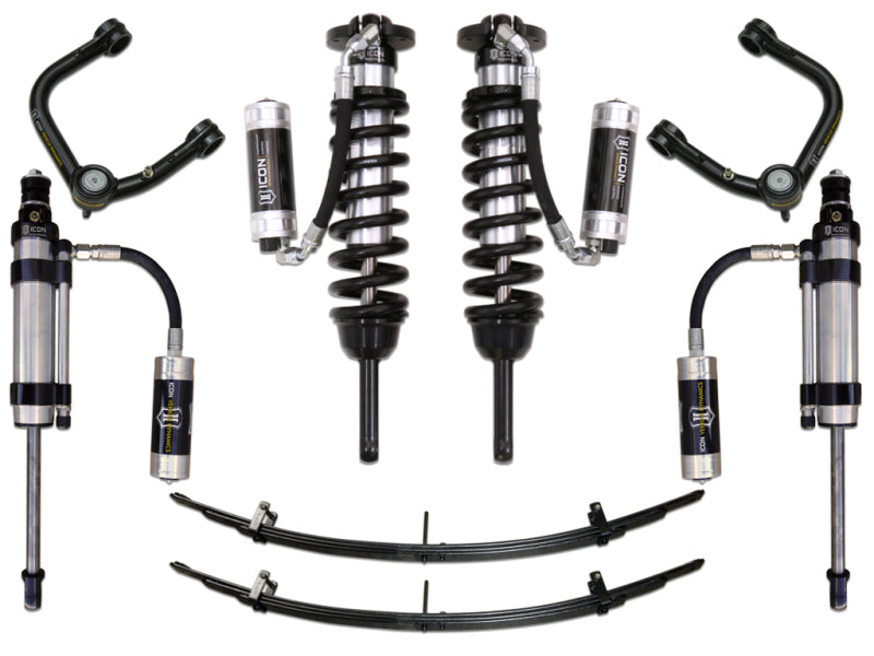 ICON 05-15 Toyota Tacoma 0-3.5in/2016+ Toyota Tacoma 0-2.75in Stg 7 Suspension System w/Tubular Uca K53007T