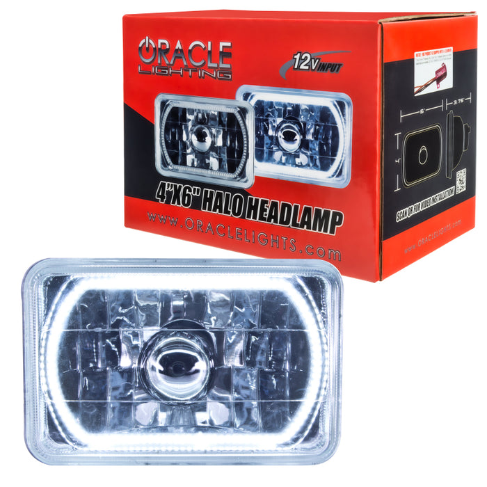 Oracle Pre-Installed Lights 4x6 IN. Sealed Beam White Halo SEE WARRANTY 6909-001