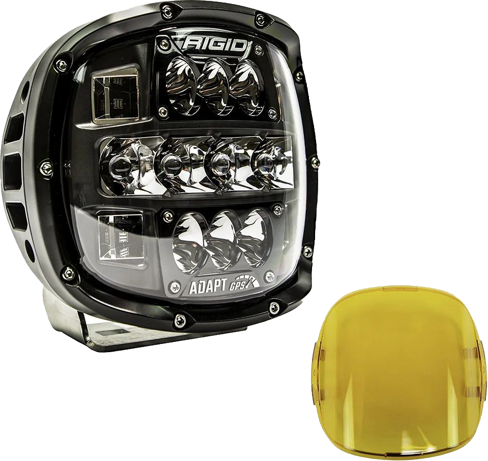 RIGID Adapt XP Extreme Powersports LED Light with 3 Lighting Zones - GPS Module - Single Light 300414