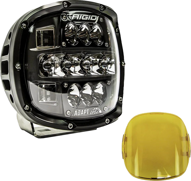 RIGID INDUSTRIES - 300414 Adapt XP Extreme Powersports LED Light with 3 Lighting Zones - GPS Module - Single Light