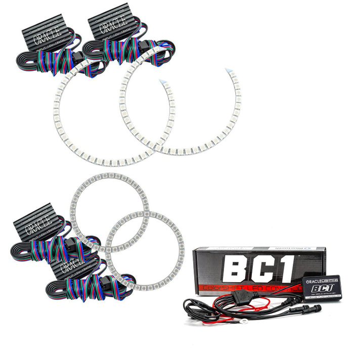 Oracle Mercedes Benz C-Class 08-11 Halo Kit ColorSHIFT w/ BC1 Controller SEE WARRANTY 2291-335