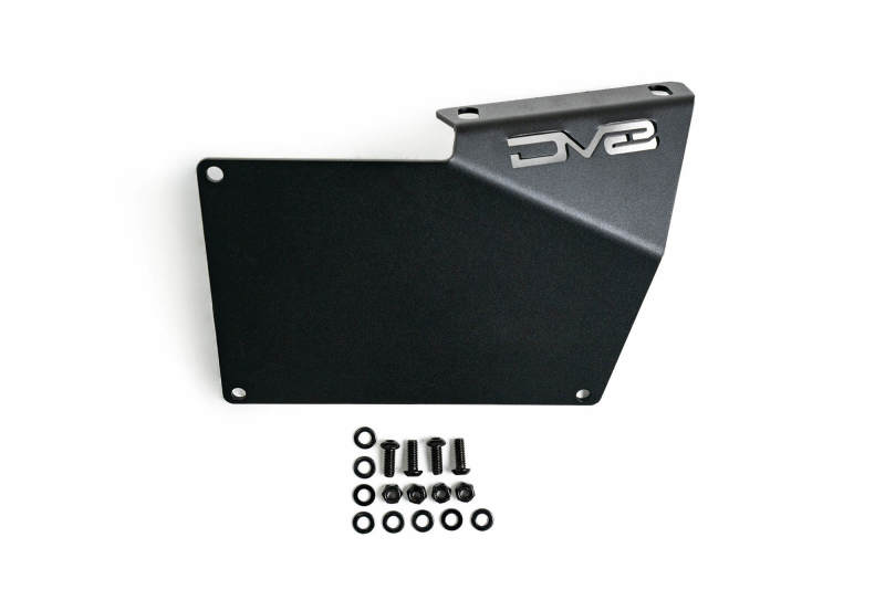 DV8 Offroad 21-22 Ford Bronco Factory Front Bumper License Relocation Bracket Side LPBR-02