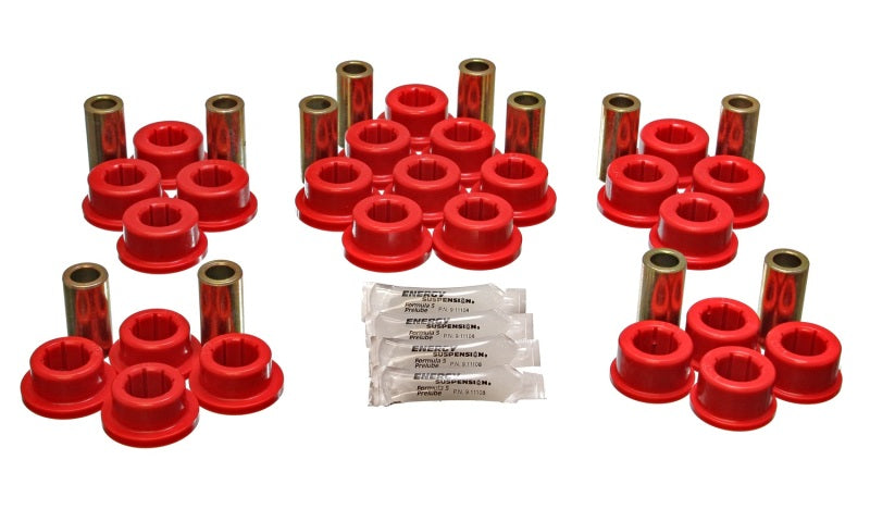 Energy Suspension 87-92 Toyota Supra Red Rear Control Arm Bushing Set 8.3127R