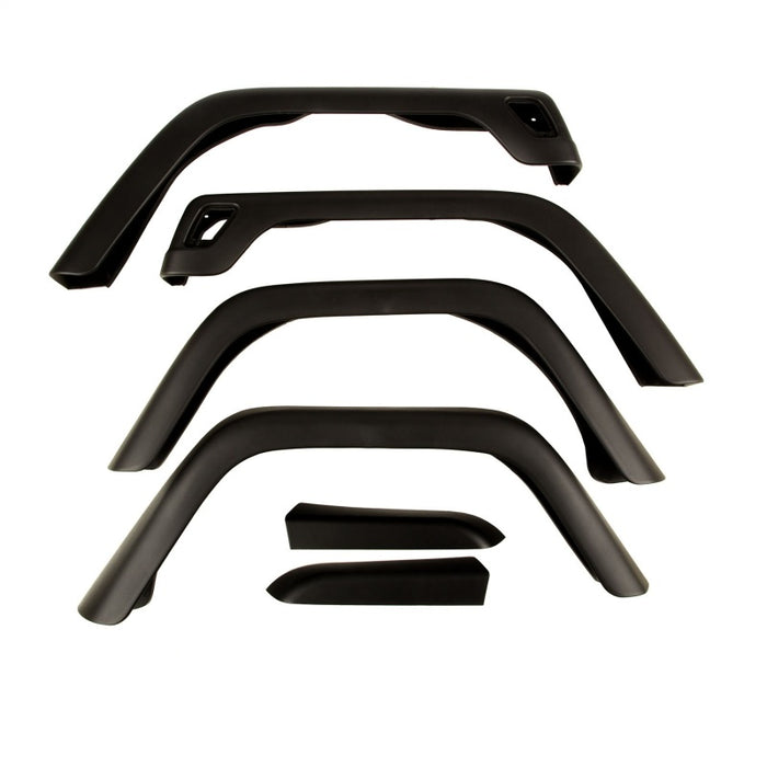 Omix 7-Inch Fender Flare Kit- 97-06 compatible with Jeep Wrangler 11608.01