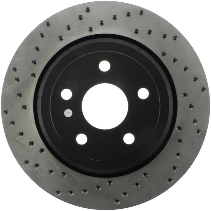 StopTech Sport Cross Drilled Brake Rotor Front Left 128.58009R