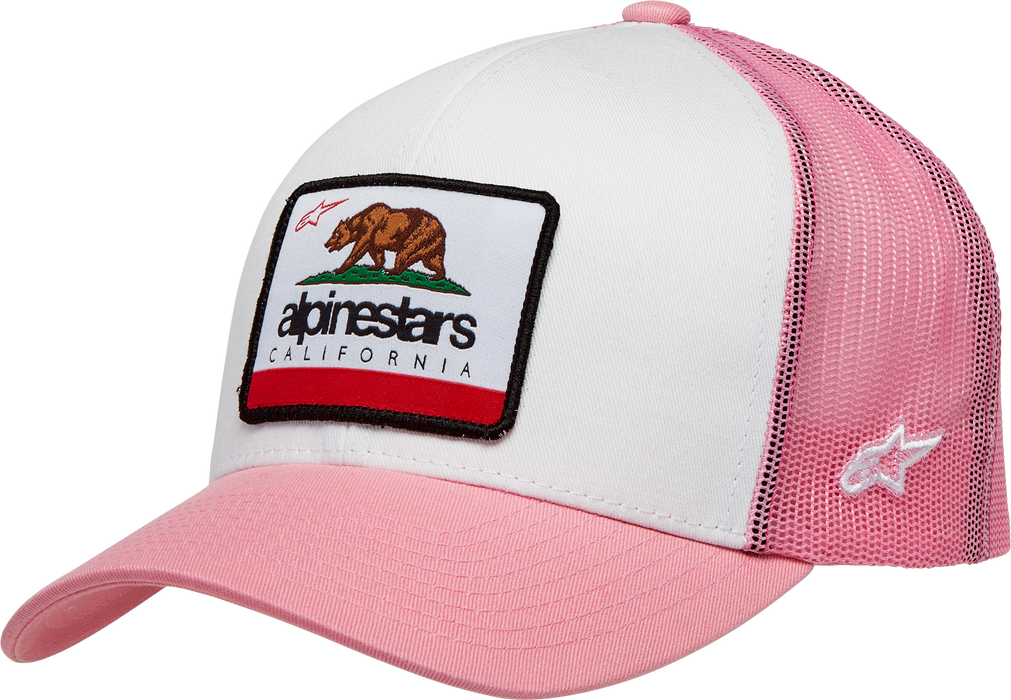 Alpinestars Women's Cali 2.0 Hat (WHITE/PINK)