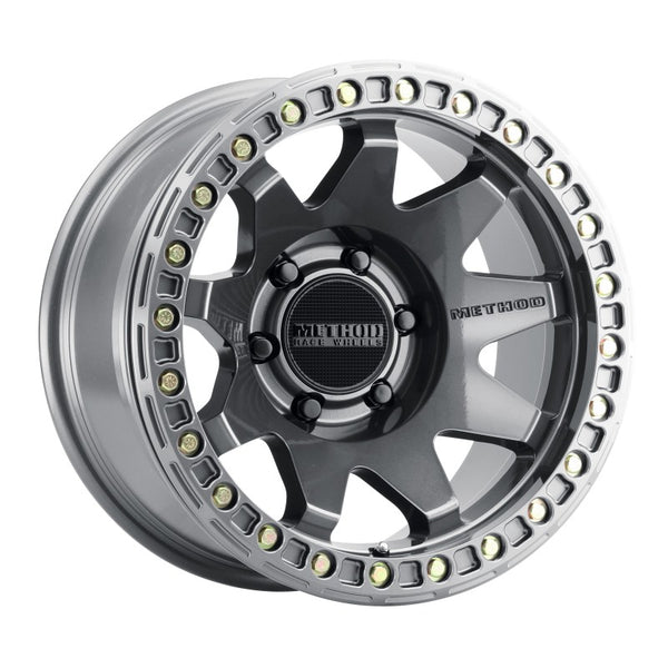 Method MR108 17x9 -44mm Offset 6x5.5 106.25mm CB Gloss Titanium w/BH-H24125-38 Wheel MR10879060844B