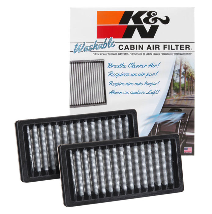 K&N 2011-2016 compatible with Jeep Wrangler 2.8/3.6L Cabin Air Filter VF1010