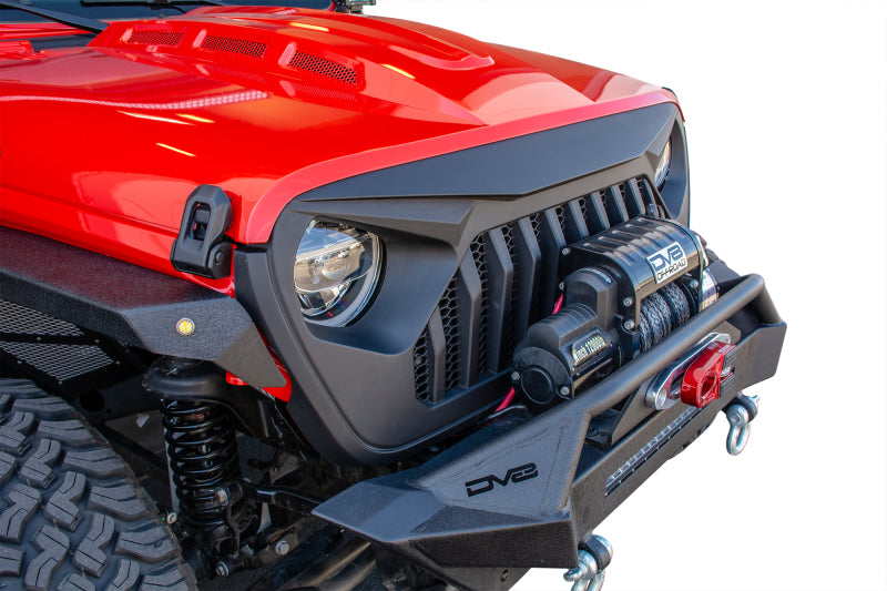 DV8 Offroad 2018+ compatible with Jeep JL/ Gladiator Angry Grill GRJL-01