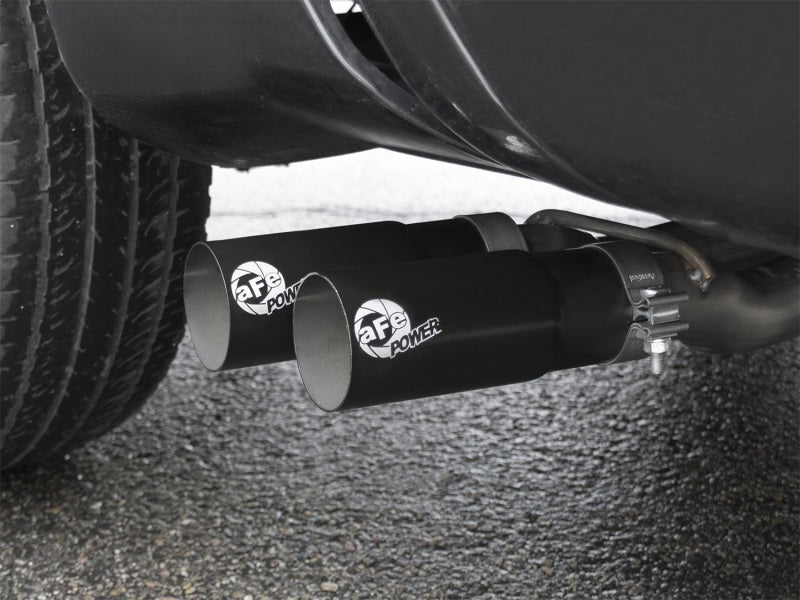 aFe Rebel Series 3in 409 SS Cat-Back Exhaust w/ Black Tips 04-15 Compatible with Nissan Titan V8 5.6L 49-46124-B