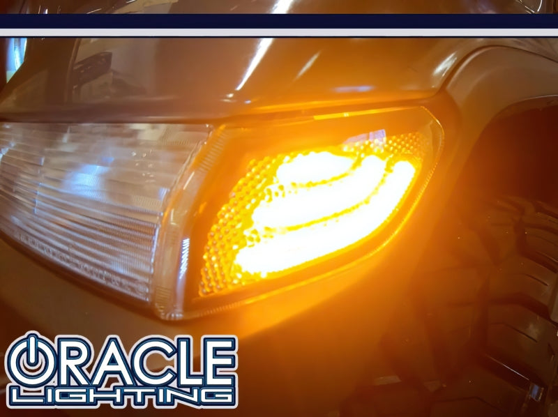 Oracle compatible with Jeep Wrangler JL Smoked Lens LED Front Sidemarkers SEE WARRANTY 5853-504