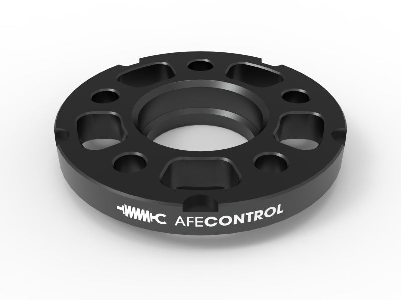 aFe CONTROL Billet Aluminum Wheel Spacers 5x112 CB66.6 18mm Toyota GR Supra/BMW G-Series 610-721003-B